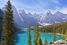 Moraine Lake in the Valley of the Ten Peaks-Neale Clark-Framed Photographic Print