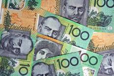 Australian 100 Dollar Bills-Neale Cousland-Photographic Print