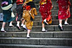 Japanese Ladies in Traditional Dress-Neale Cousland-Photographic Print