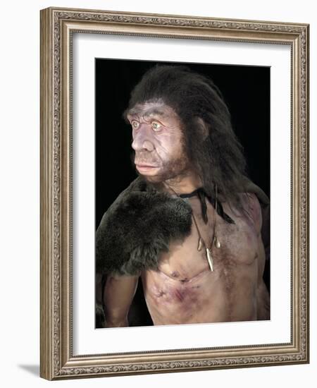 Neanderthal Man-Javier Trueba-Framed Photographic Print