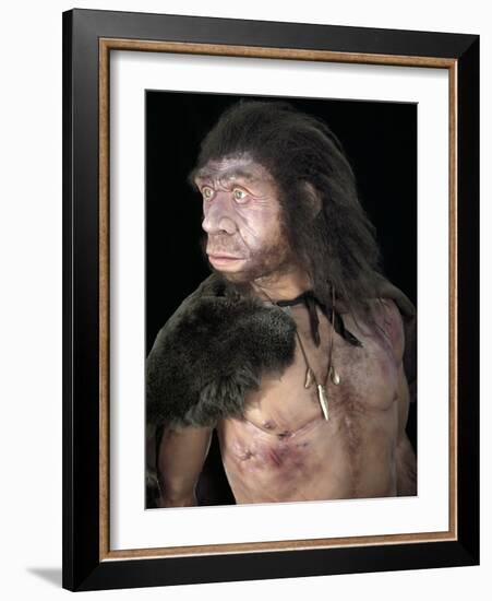 Neanderthal Man-Javier Trueba-Framed Photographic Print