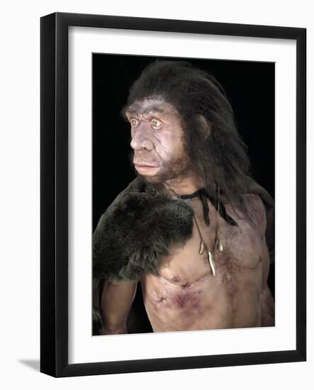 Neanderthal Man-Javier Trueba-Framed Photographic Print