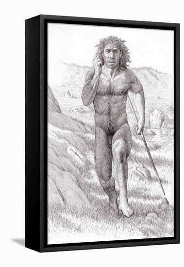 Neanderthal Man-Mauricio Anton-Framed Premier Image Canvas