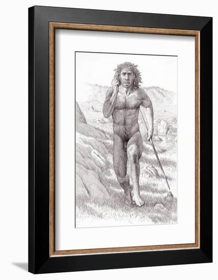 Neanderthal Man-Mauricio Anton-Framed Photographic Print