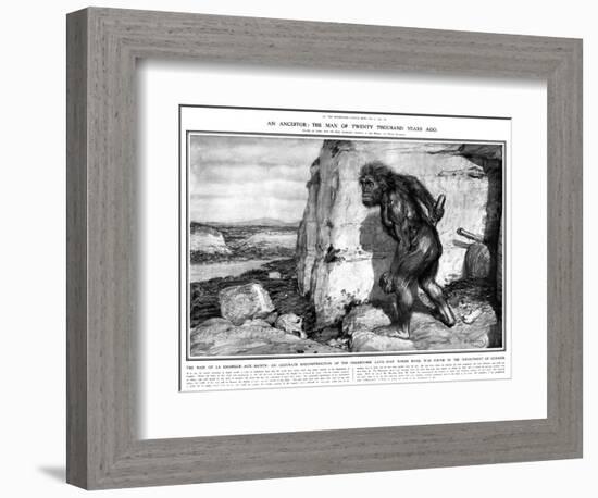 Neanderthal Man-Frantisek Kupka-Framed Giclee Print