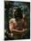 Neanderthal with Shell Ornament, Artwork-Mauricio Anton-Mounted Photographic Print