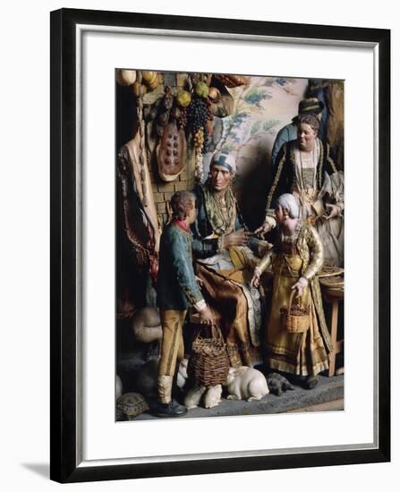 Neapolitan Crib, Detail of Cellar-null-Framed Giclee Print