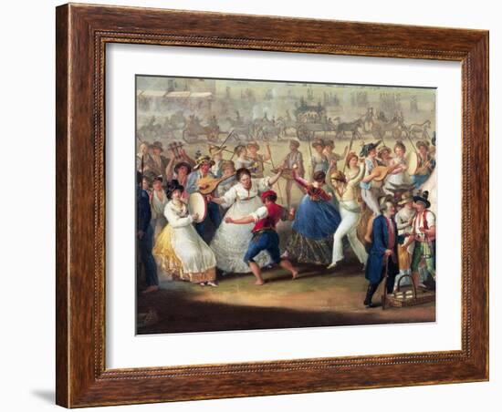 Neapolitan Festival of Madonna Dell'Arco-Giacinto Gigante-Framed Premium Giclee Print