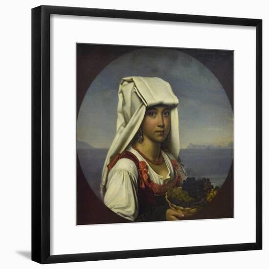 Neapolitan Girl with Fruits, 1831-Orest Adamovich Kiprensky-Framed Giclee Print