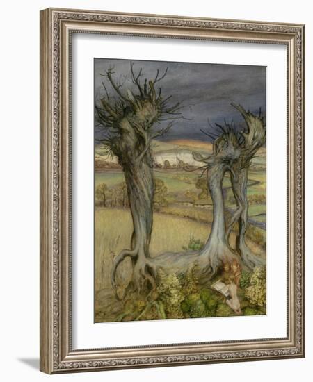 Near Amberley-Arthur Rackham-Framed Giclee Print