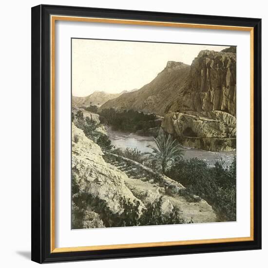 Near Archena (Spain), "The Bride's Jump", Circa 1885-1890-Leon, Levy et Fils-Framed Photographic Print