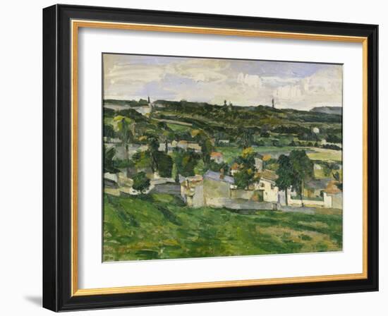 Near Auvers-Sur-Oise, C.1880-Paul C?zanne-Framed Giclee Print