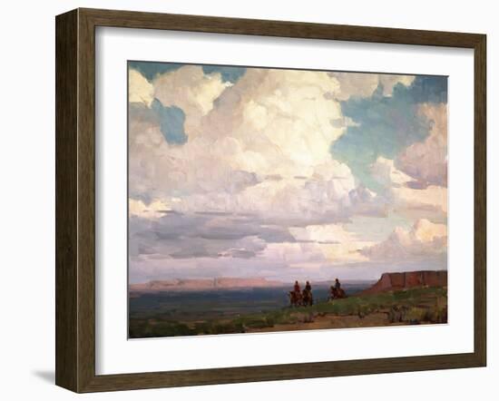 Near Canyon De Chelly-Edgar Payne-Framed Art Print