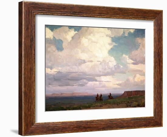 Near Canyon De Chelly-Edgar Payne-Framed Art Print