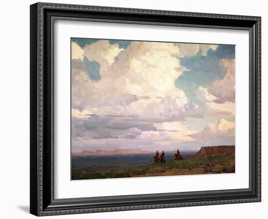 Near Canyon De Chelly-Edgar Payne-Framed Art Print