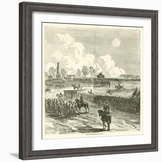 Near Chancellorsville, May 1, May 1863-null-Framed Giclee Print