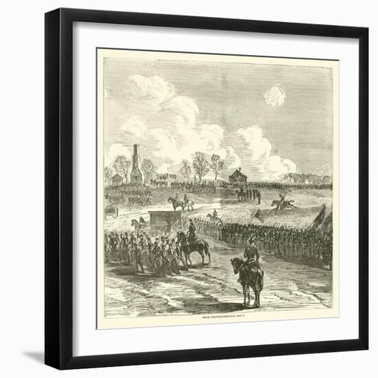 Near Chancellorsville, May 1, May 1863-null-Framed Giclee Print