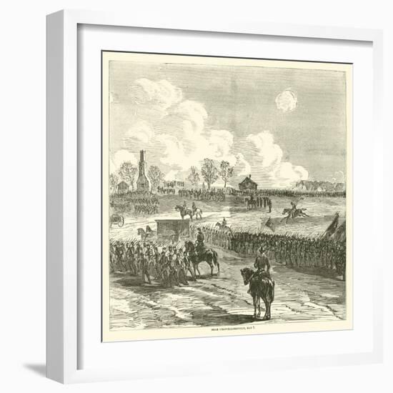 Near Chancellorsville, May 1, May 1863-null-Framed Giclee Print