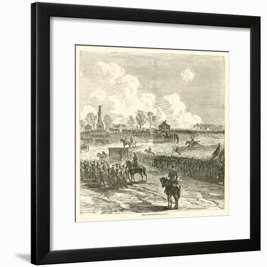 Near Chancellorsville, May 1, May 1863-null-Framed Giclee Print