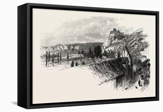 Near Chateau Gaillard, Normandy and Brittany, France, 19th Century-null-Framed Premier Image Canvas