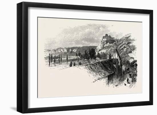 Near Chateau Gaillard, Normandy and Brittany, France, 19th Century-null-Framed Giclee Print