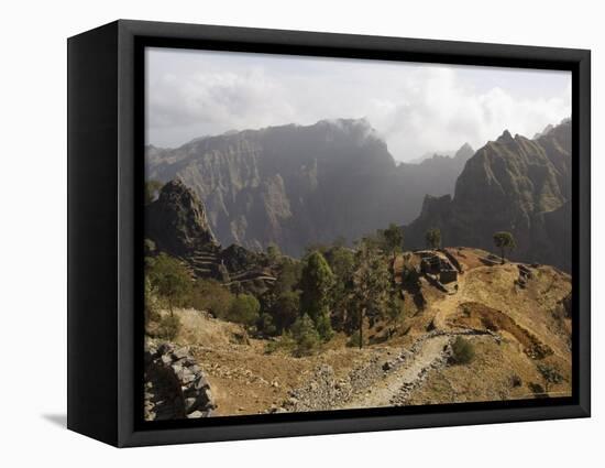 Near Corda, Santo Antao, Cape Verde Islands, Africa-R H Productions-Framed Premier Image Canvas