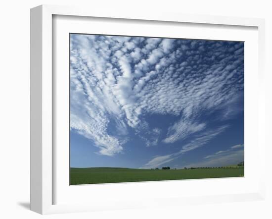 Near Eynsford in the Darent Valley, North Downs, Near Sevenoaks, Kent, England, UK-David Hughes-Framed Photographic Print