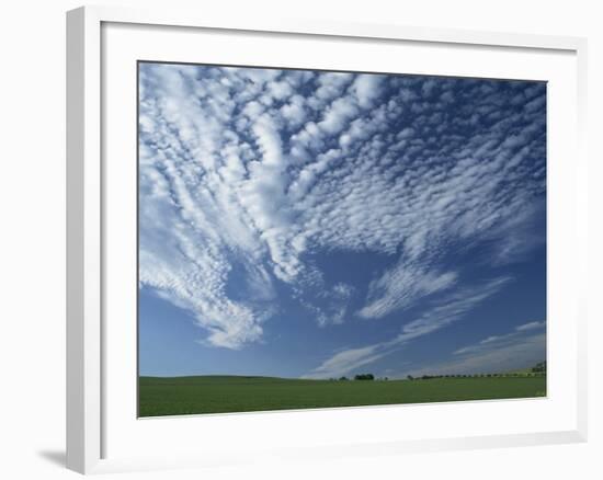 Near Eynsford in the Darent Valley, North Downs, Near Sevenoaks, Kent, England, UK-David Hughes-Framed Photographic Print