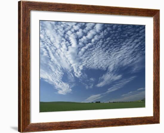 Near Eynsford in the Darent Valley, North Downs, Near Sevenoaks, Kent, England, UK-David Hughes-Framed Photographic Print