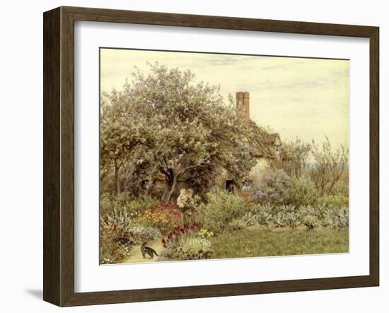Near Hambledon-Helen Allingham-Framed Giclee Print