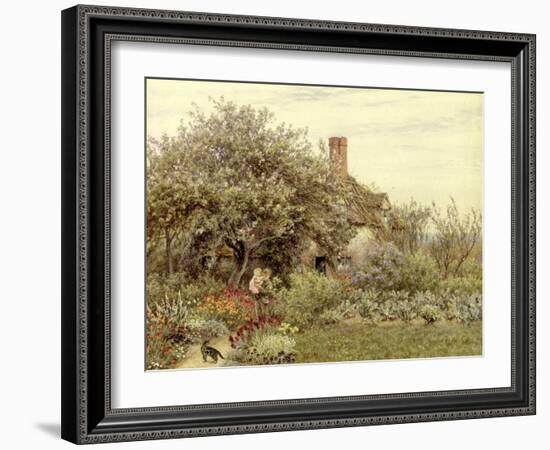 Near Hambledon-Helen Allingham-Framed Giclee Print