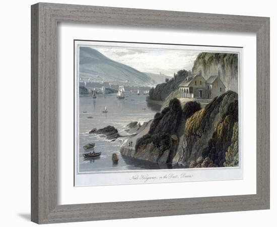 'Near Kingswear, on the Dart, Devon', 1825-William Daniell-Framed Giclee Print