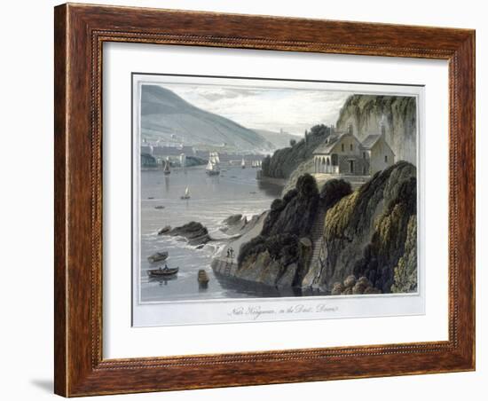 'Near Kingswear, on the Dart, Devon', 1825-William Daniell-Framed Giclee Print