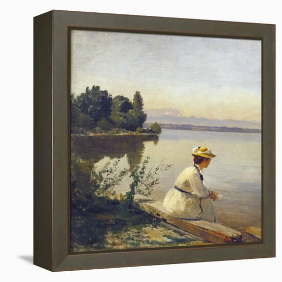 Near Leoni, by Starnberger See-Anders Andersen-Lundby-Framed Premier Image Canvas