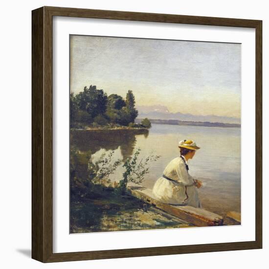 Near Leoni, by Starnberger See-Anders Andersen-Lundby-Framed Giclee Print