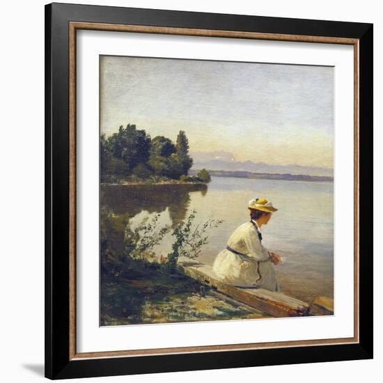 Near Leoni, by Starnberger See-Anders Andersen-Lundby-Framed Giclee Print