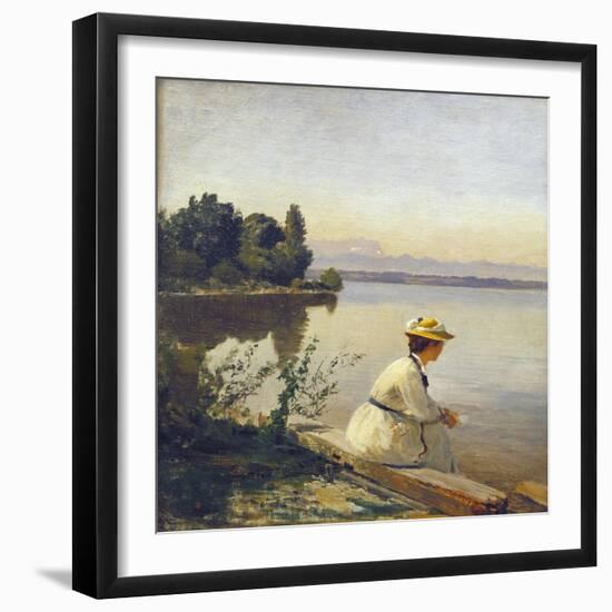 Near Leoni, by Starnberger See-Anders Andersen-Lundby-Framed Giclee Print