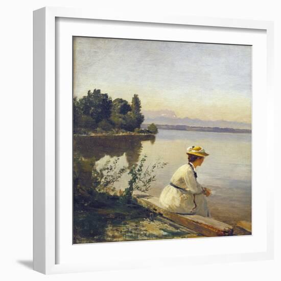 Near Leoni, by Starnberger See-Anders Andersen-Lundby-Framed Giclee Print