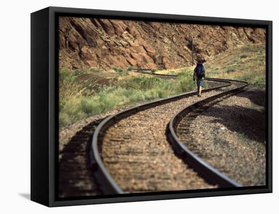 Near Moab Utah, USA-null-Framed Premier Image Canvas