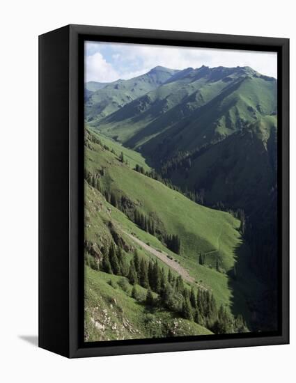 Near Narat, Tianshan (Tian Shan) Mountains, Xinjiang, China-Occidor Ltd-Framed Premier Image Canvas