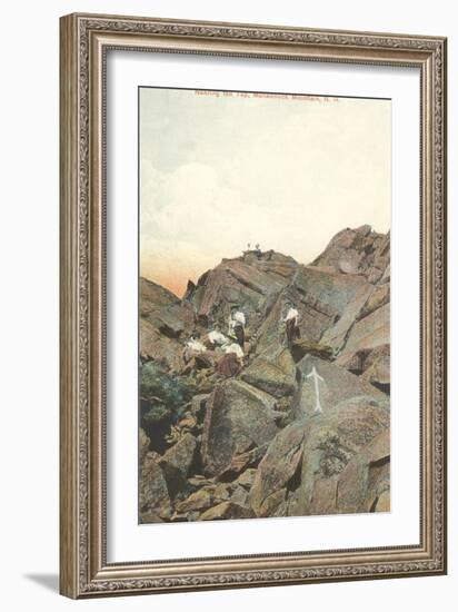 Near Peak of Monadnock Mountain, New Hampshire-null-Framed Art Print