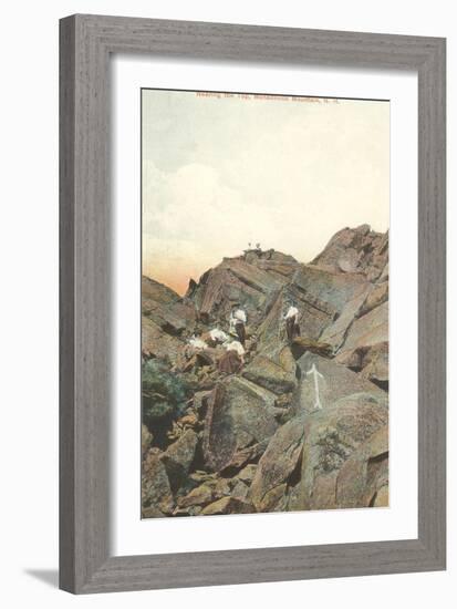 Near Peak of Monadnock Mountain, New Hampshire-null-Framed Art Print