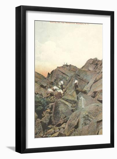 Near Peak of Monadnock Mountain, New Hampshire-null-Framed Art Print