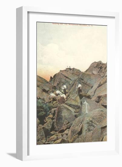 Near Peak of Monadnock Mountain, New Hampshire-null-Framed Art Print