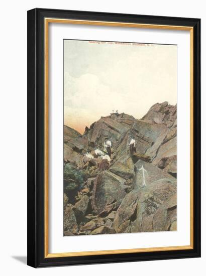 Near Peak of Monadnock Mountain, New Hampshire-null-Framed Art Print