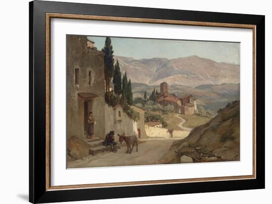 Near Perugia, 1870-Elihu Vedder-Framed Giclee Print