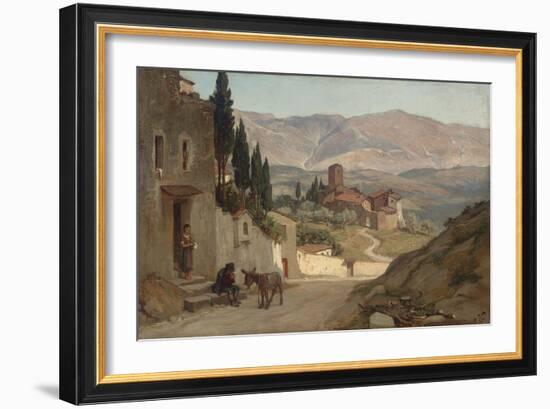 Near Perugia, 1870-Elihu Vedder-Framed Giclee Print