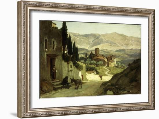 Near Perugia-Elihu Vedder-Framed Giclee Print