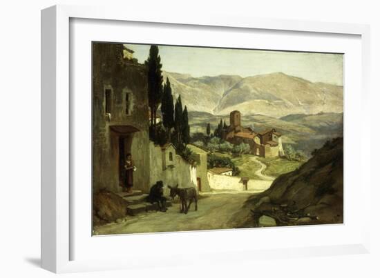 Near Perugia-Elihu Vedder-Framed Giclee Print