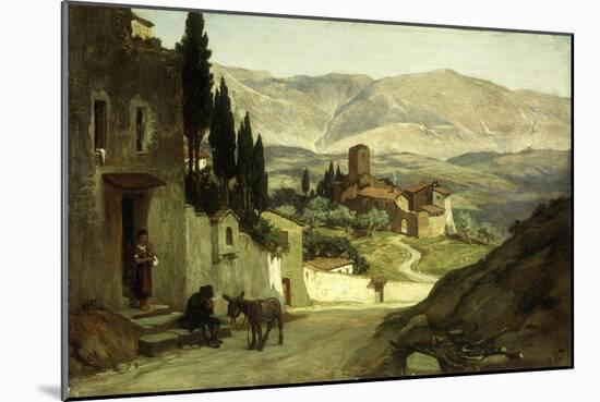 Near Perugia-Elihu Vedder-Mounted Giclee Print